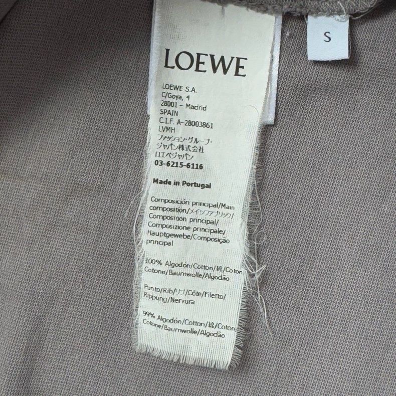 LOEWE Pocket embroidered logo short sleeve