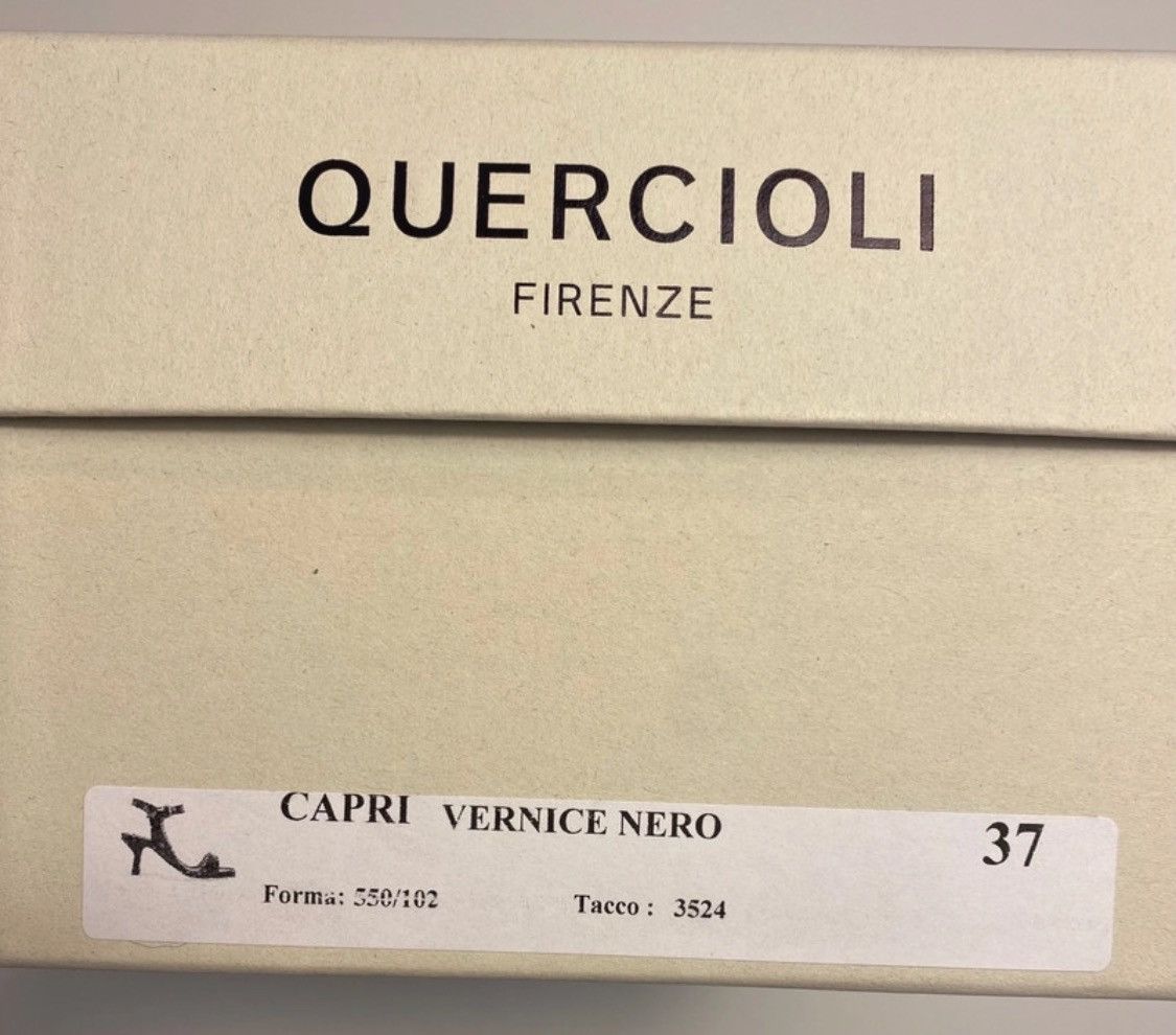 Quercioli Sandals in patent calfskin Size US 7 / IT 37 - 10 Thumbnail
