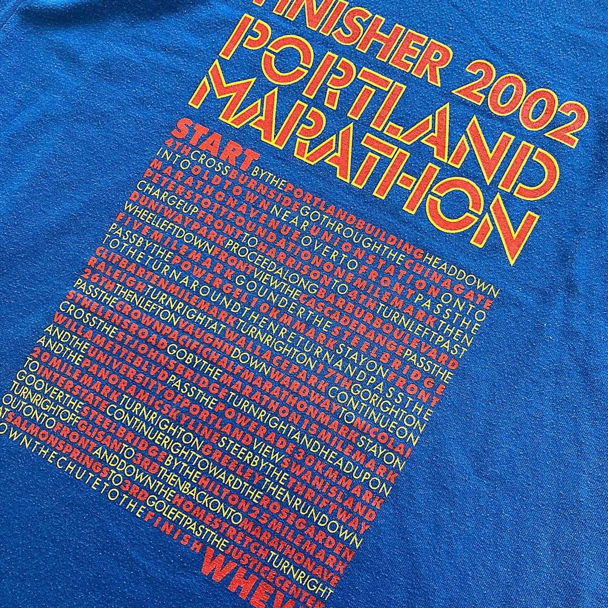 Vintage Vintage 2002 Portland Marathon T-Shirt Size US M / EU 48-50 / 2 - 3 Thumbnail