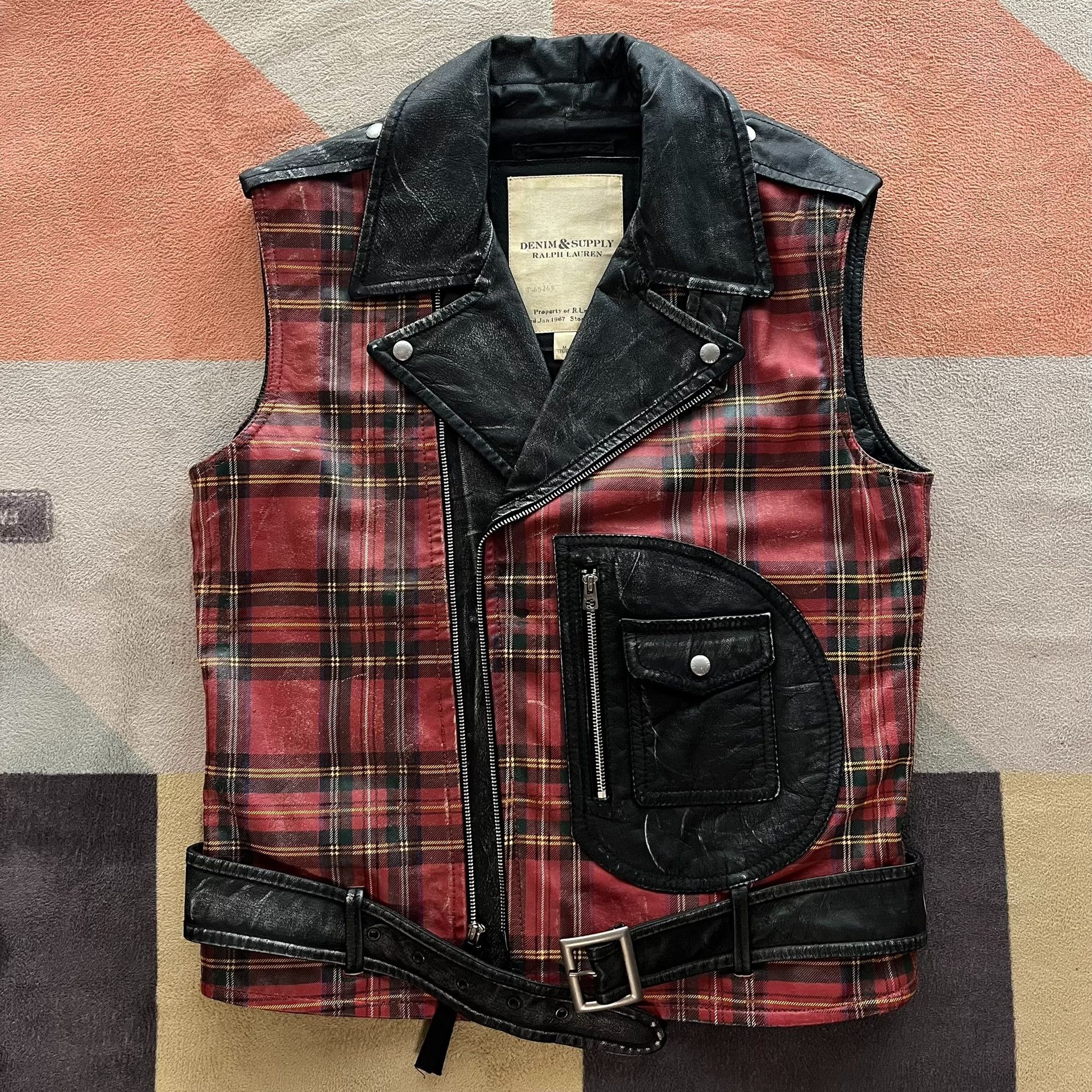 Denim & Supply Ralph Lauren Denim Supply Ralph Lauren Leather Vest Size US M / EU 48-50 / 2 - 1 Thumbnail