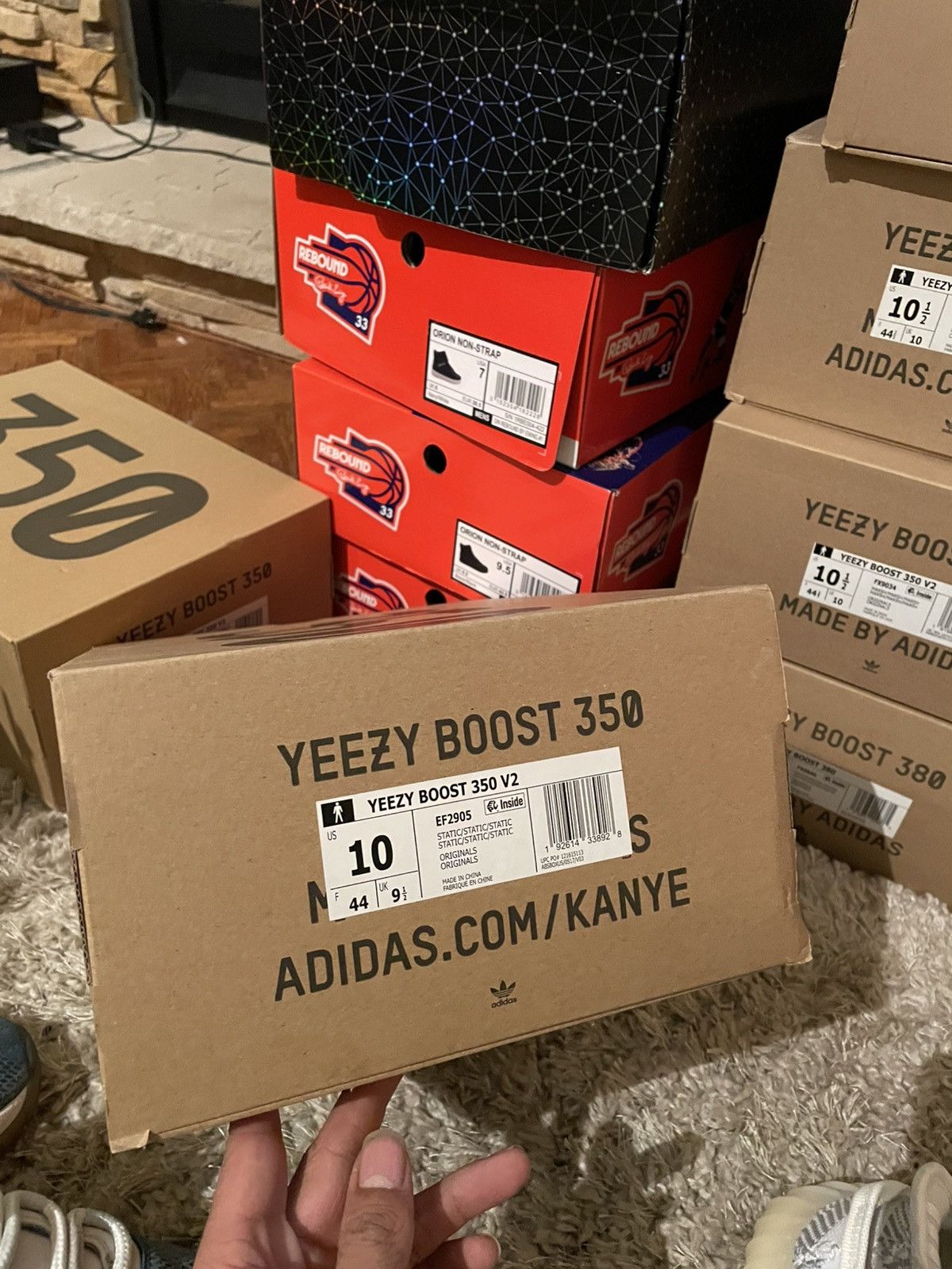 Yeezy Yeezy 350 V2 Static Non-Reflective Size US 10 / EU 43 - 9 Thumbnail