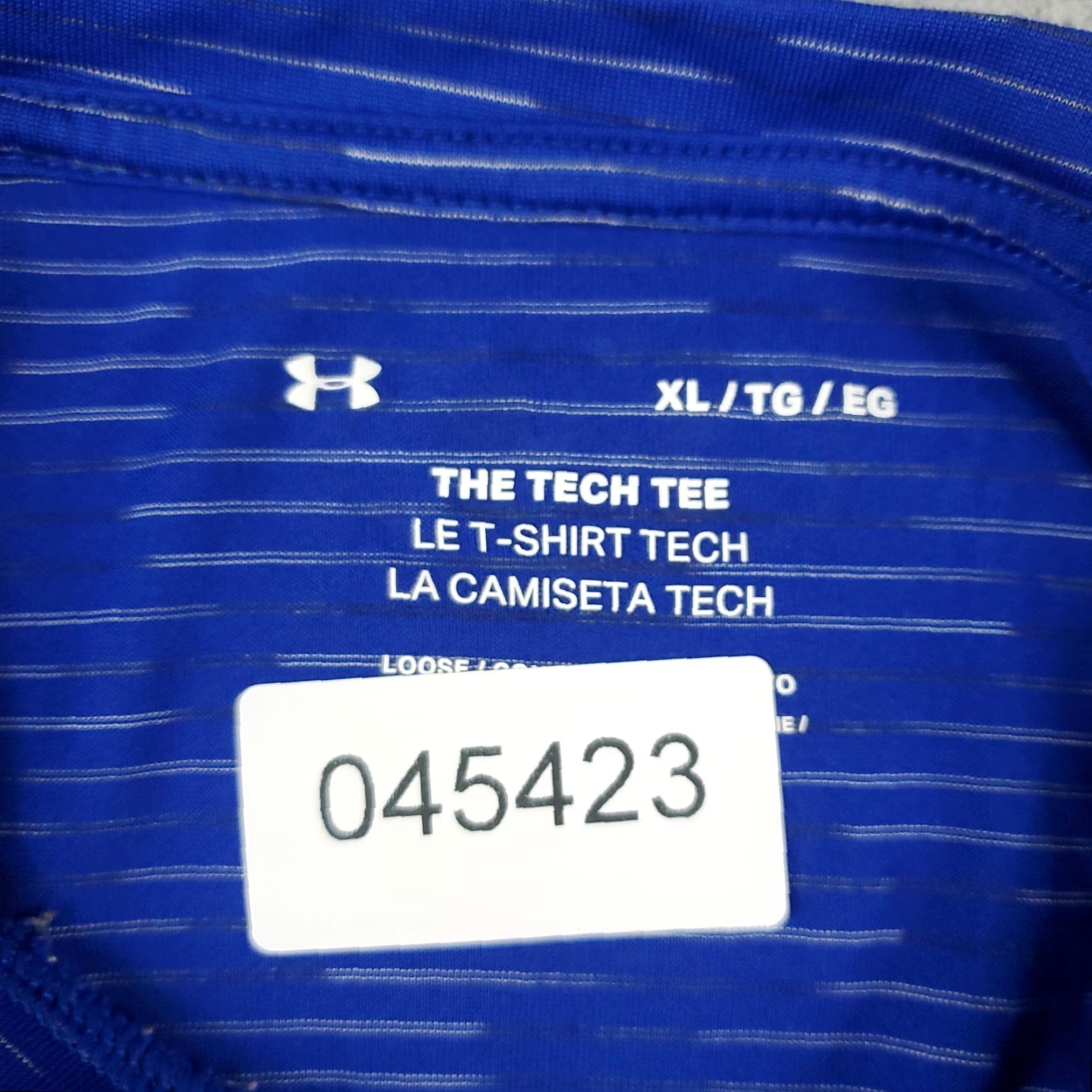 Under Armour Under Armour T Shirt Mens XL Blue Striped Active Work Out Short Sleeve Size US XL / EU 56 / 4 - 7 Thumbnail