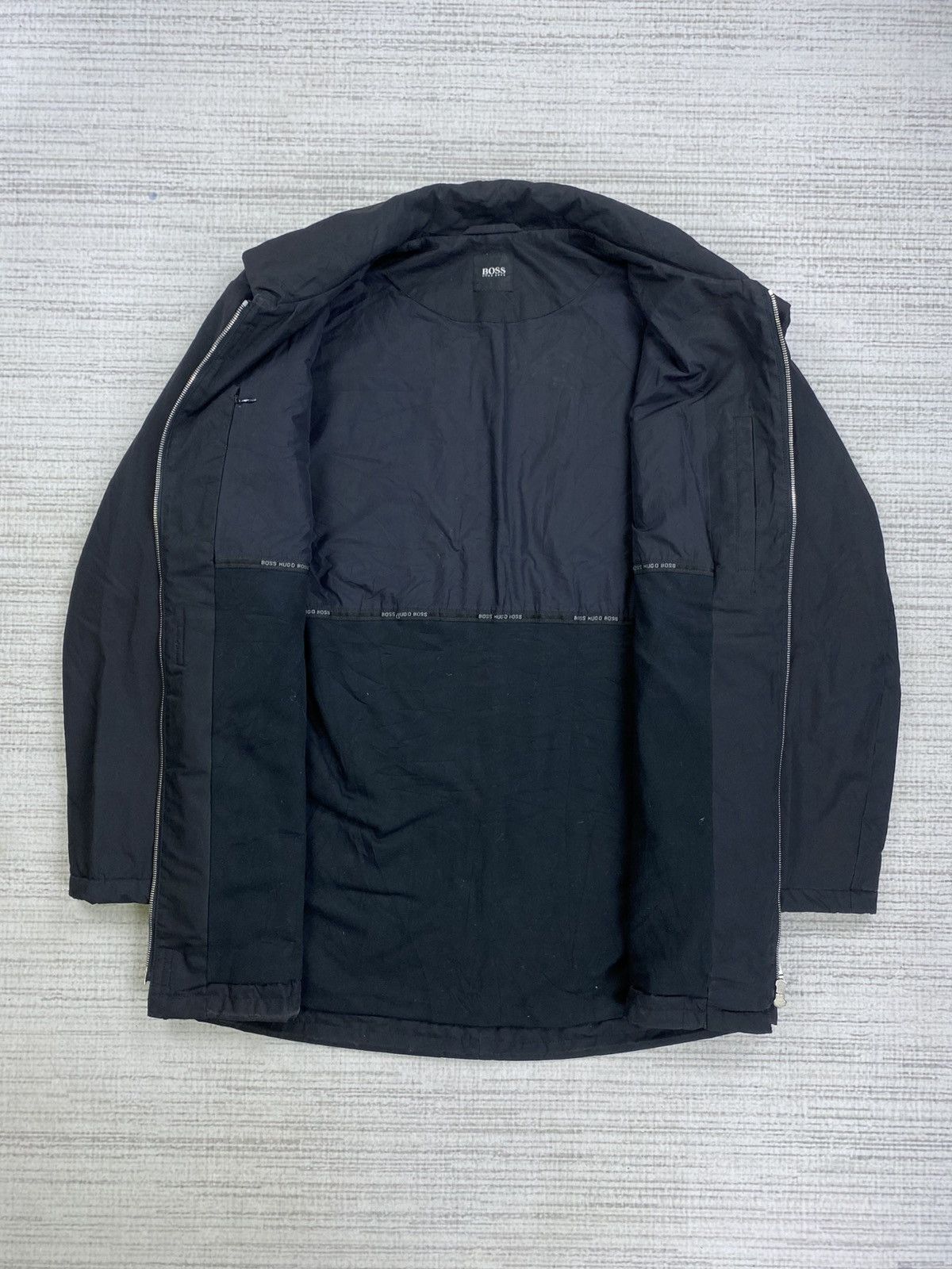 Hugo Boss × Vintage Vintage HUGO BOSS Trench Coat Jacket Size US L / EU 52-54 / 3 - 6 Thumbnail