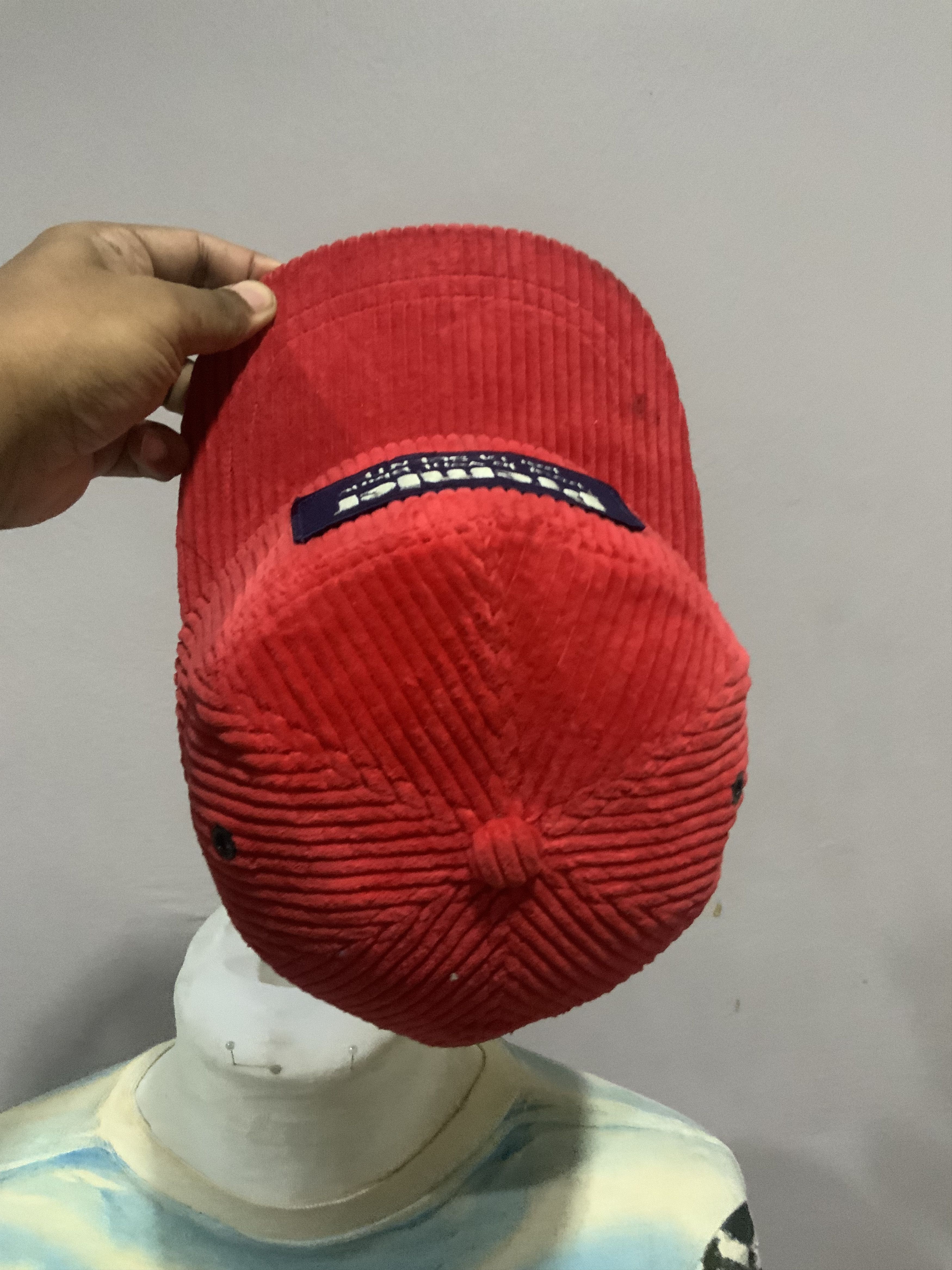 Japanese Brand Vintage Descente Premier Coduroy With Earflaps Size ONE SIZE - 7 Thumbnail
