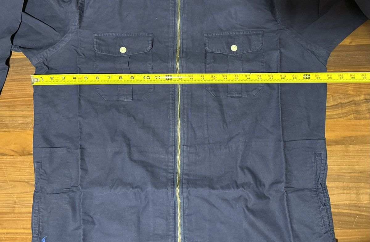 Polo Ralph Lauren Polo Ralph Lauren Garment-Dyed Oxford Zip Overshirt Navy XL Size US XL / EU 56 / 4 - 8 Thumbnail