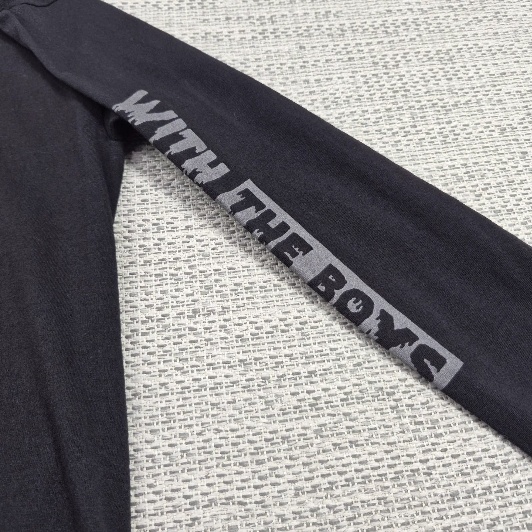 Champion Champion Shirt Mens Medium Black Spooktober Barstool With The Boys Long Sleeve Size US M / EU 48-50 / 2 - 6 Thumbnail