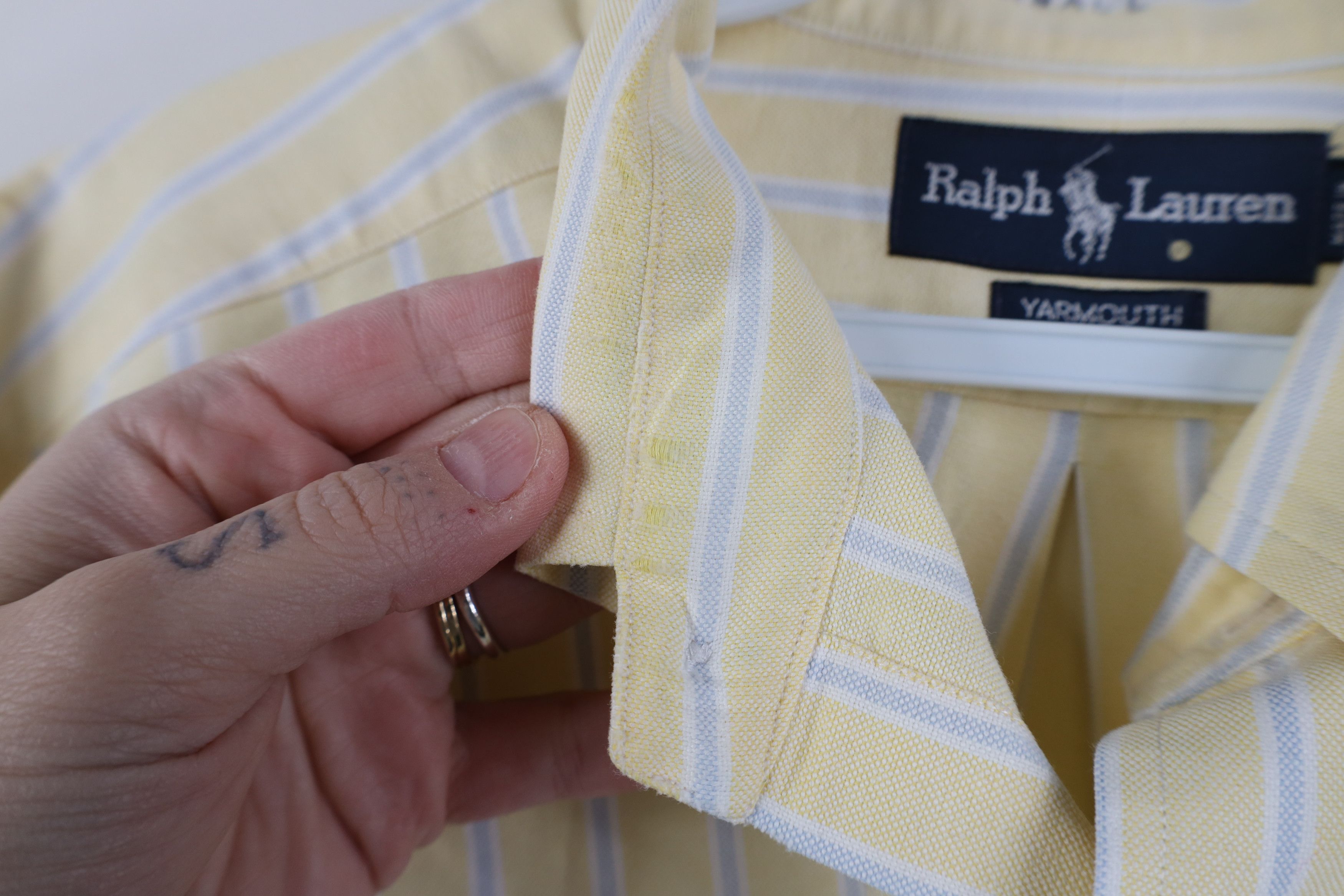 Polo Ralph Lauren Vintage 90s Ralph Lauren Oxford Button Down Shirt Cotton Size US M / EU 48-50 / 2 - 5 Thumbnail