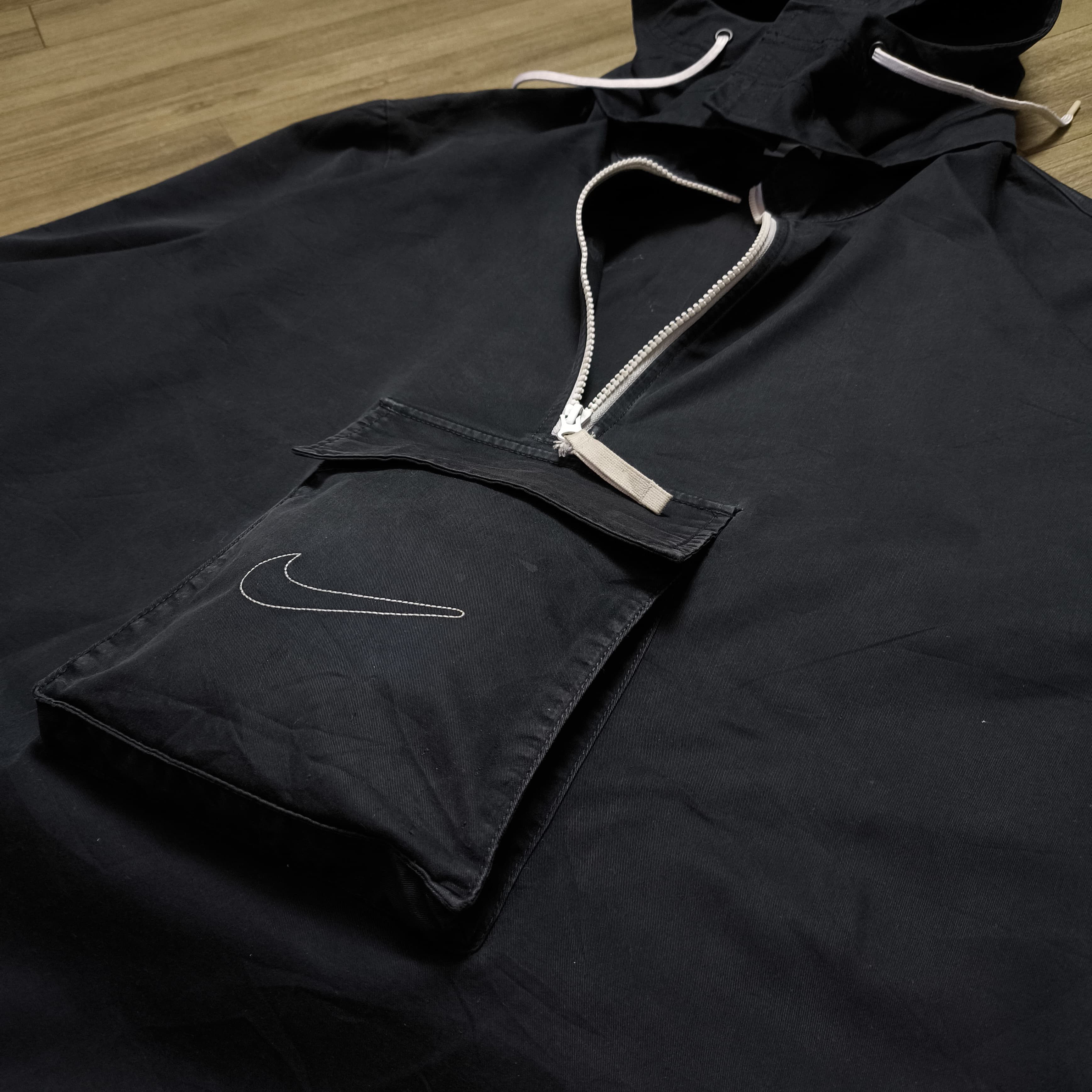 Fragment Design × Nike Nike Sportswear Unlined Anorak Waffle 2 Jacket Black Size US XL / EU 56 / 4 - 11 Thumbnail