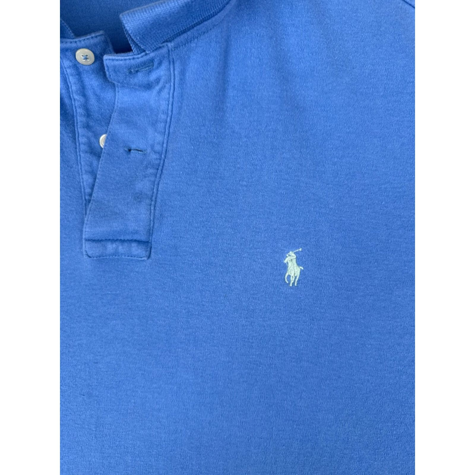 Ralph Lauren VINTAGE Ralph Lauren Polo Shirt Mens Large Blue 100% Cotton Knit Short Sleeve Polo Shirt Mens Large Blue 100% Cotton Knit Short Sleeve Size US L / EU 52-54 / 3 - 7 Thumbnail