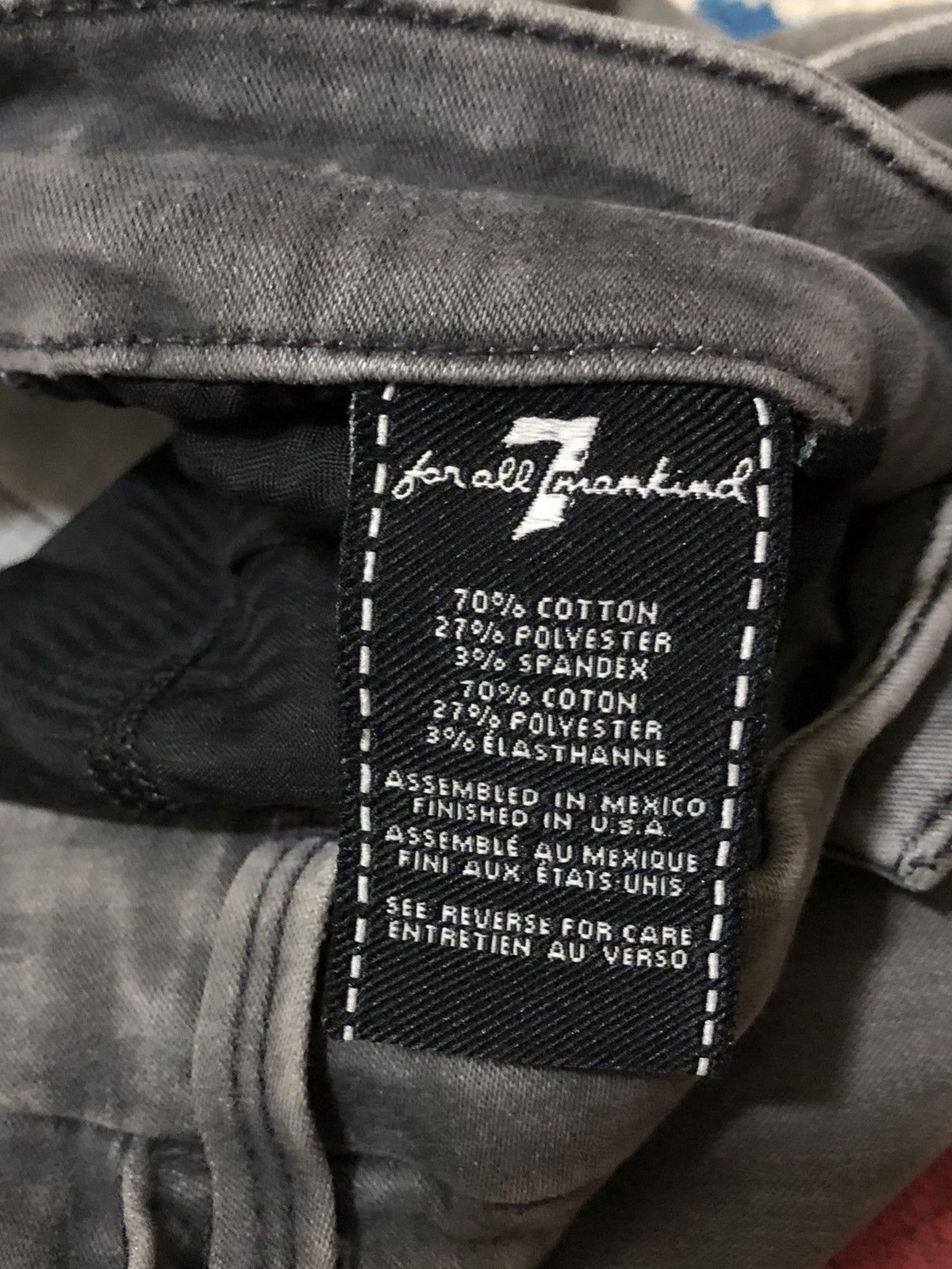 7 For All Mankind 7 For All Mankind high waist ankle skinny Stretch Denim Size US 31 - 6 Thumbnail