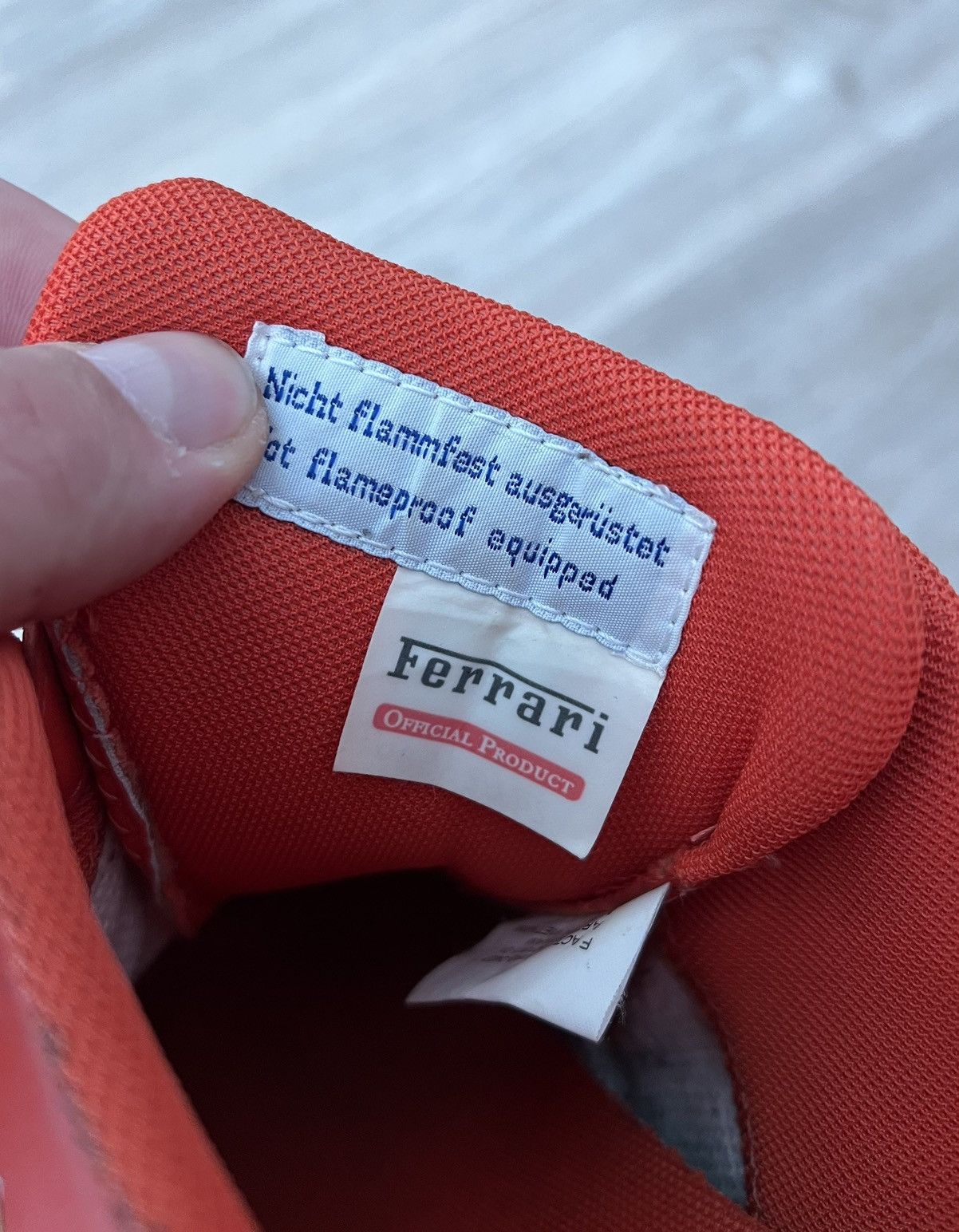 Ferrari × Puma Vintage Puma Ferrari Speed Cat Racing Red Sneakers Size US 11.5 / EU 44-45 - 13 Thumbnail