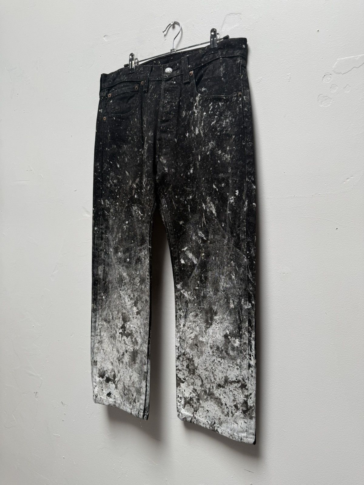 Other Painted Black 501s Size US 30 / EU 46 - 2 Thumbnail