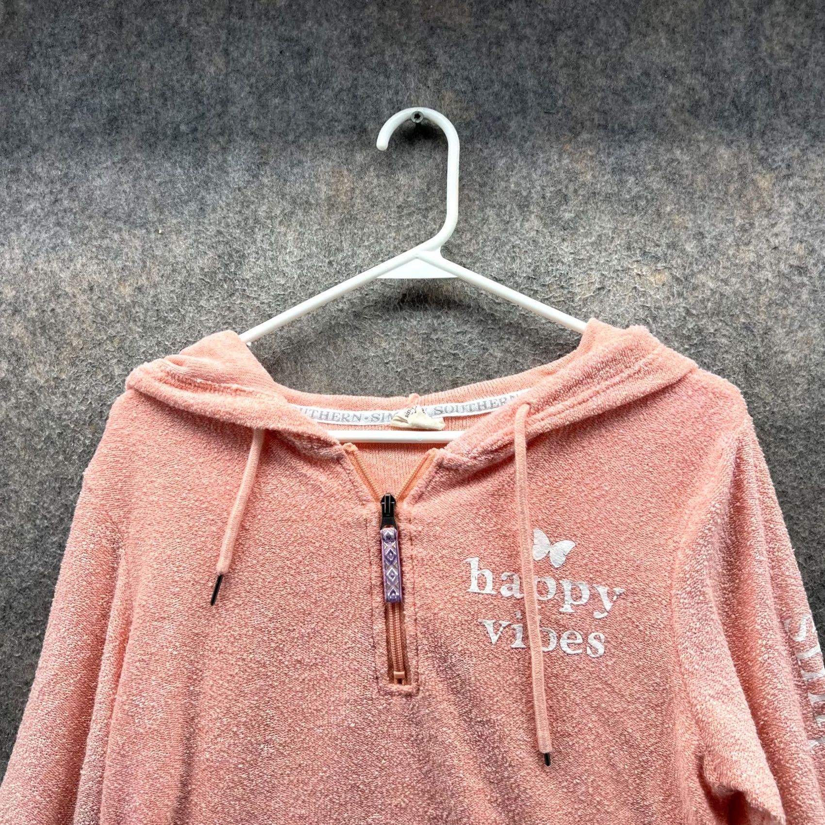 Pinko Simply Southern Hoodie Womens Small Pink Pullover Hooded Crew Neck Fleece Logo Size S / US 4 / IT 40 - 7 Thumbnail