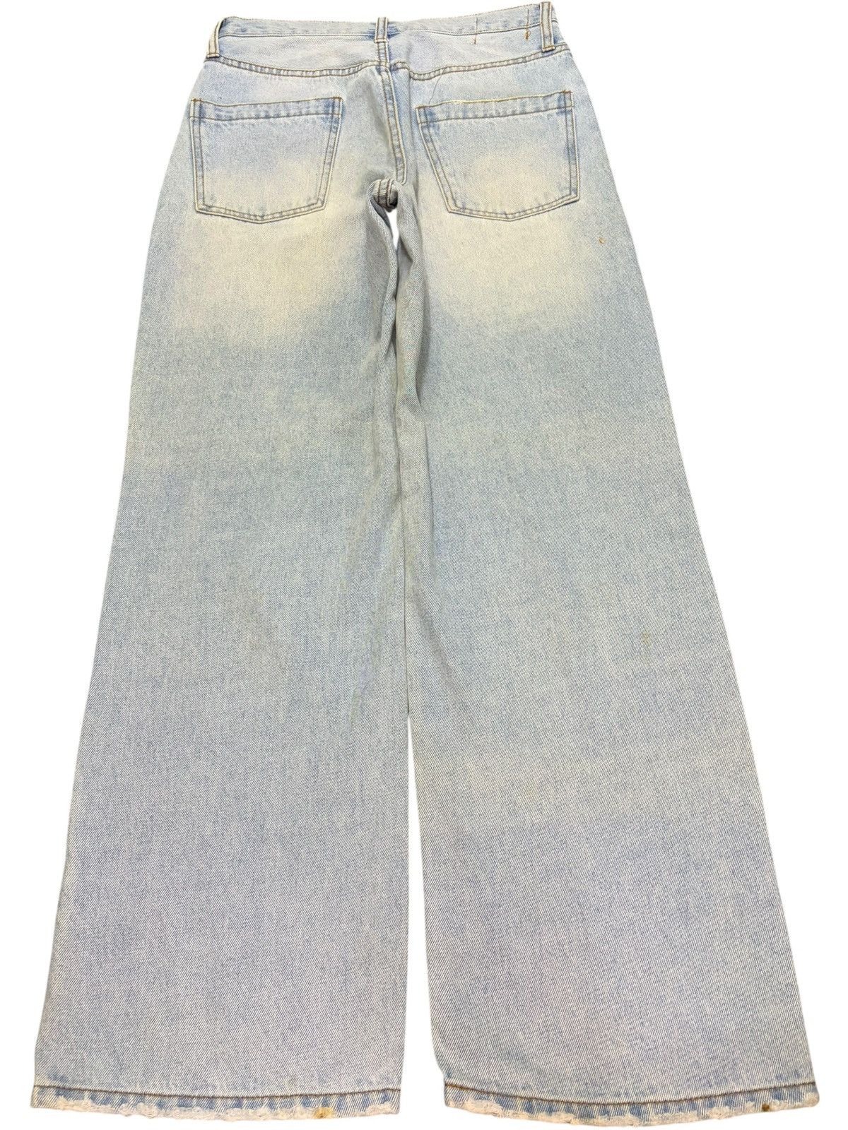 Fubu Vintage Japanese Brand Faded Wash Distress Baggy Jeans Size US 28 / EU 44 - 2 Thumbnail