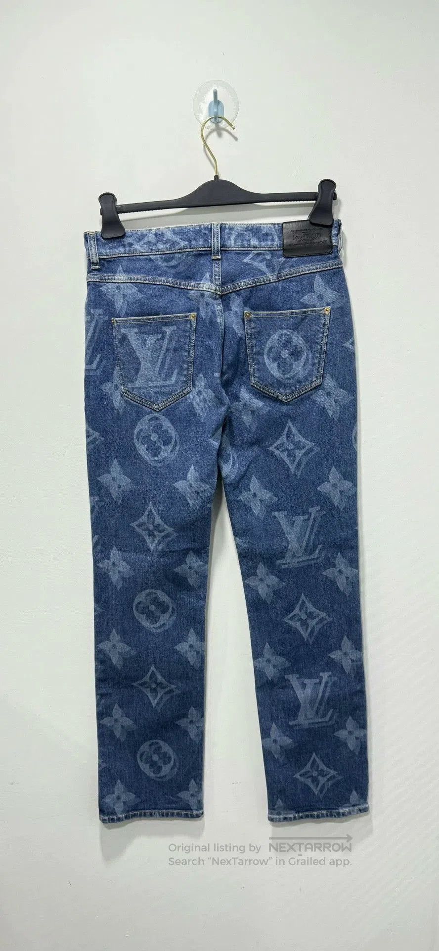 Louis Vuitton Louis Vuitton Monogram Print Jeans. Size US 38 / EU 54 - 2 Thumbnail