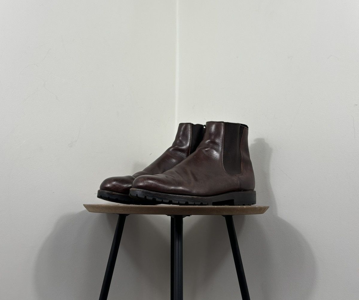 Other Ed Meier Munich Men’s Dark Brown Leather Ankle Chelsea Boots Size US 11 / EU 44 - 8 Thumbnail