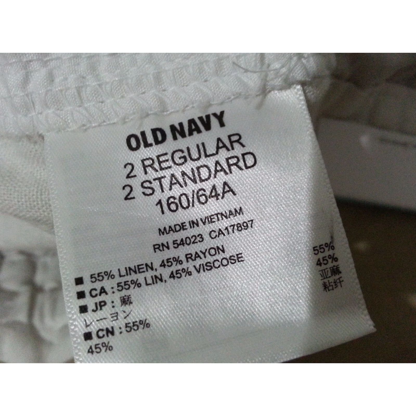 Old Navy Womens Old Navy Khaki Shorts 2 Cotton Chino White 2 Regular Jeans? Size 26" / US 2 / IT 38 - 5 Thumbnail
