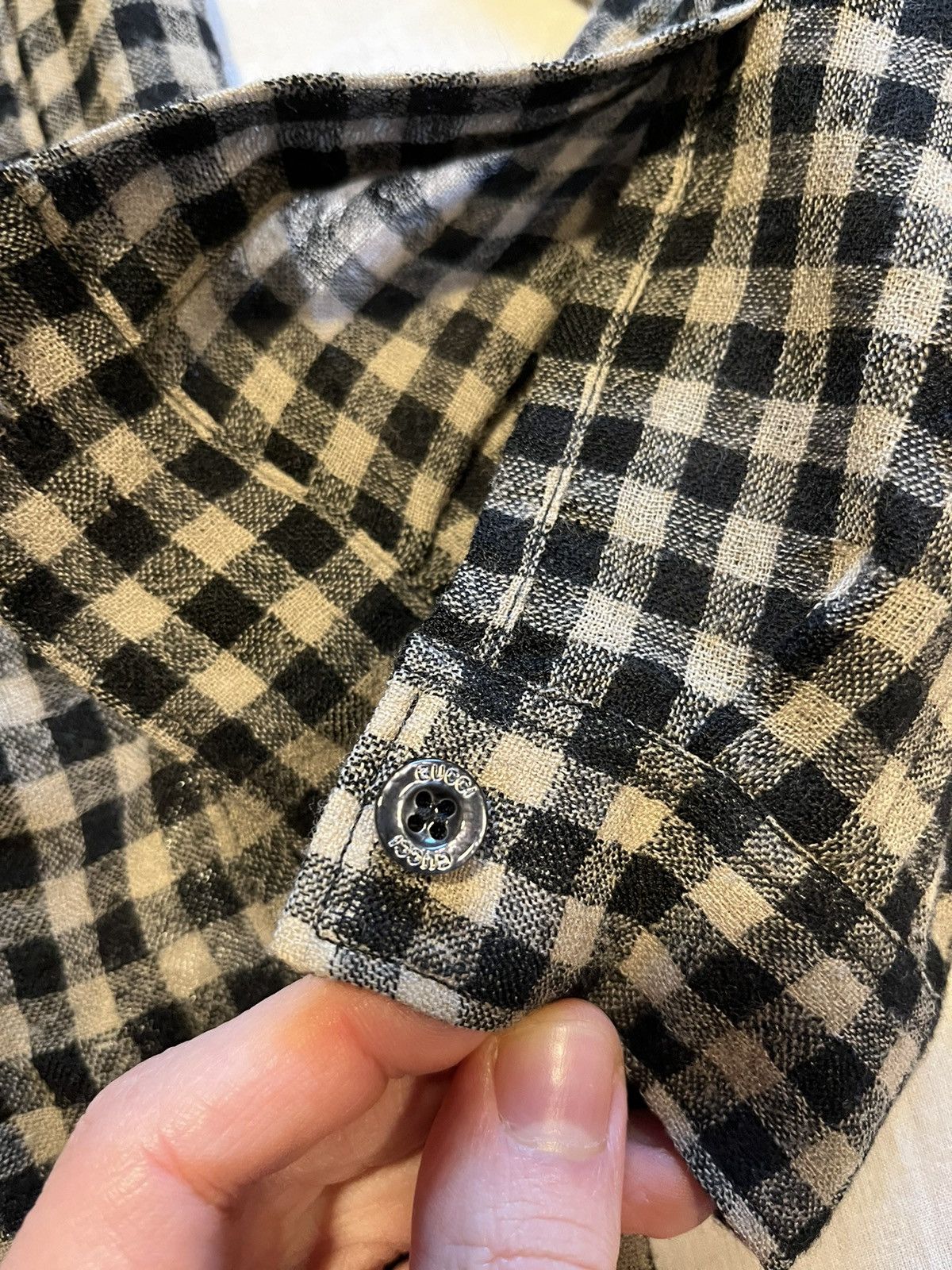 Gucci Gucci Cambridge wool shirt. Size US S / EU 44-46 / 1 - 4 Thumbnail