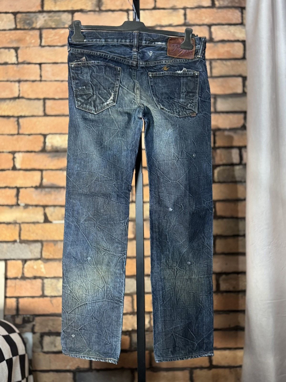 Prps $482 OG PRPS JAPAN DISTRESSED JEANS DENIM SLIM DISTRESSED Size US 31 - 2 Thumbnail