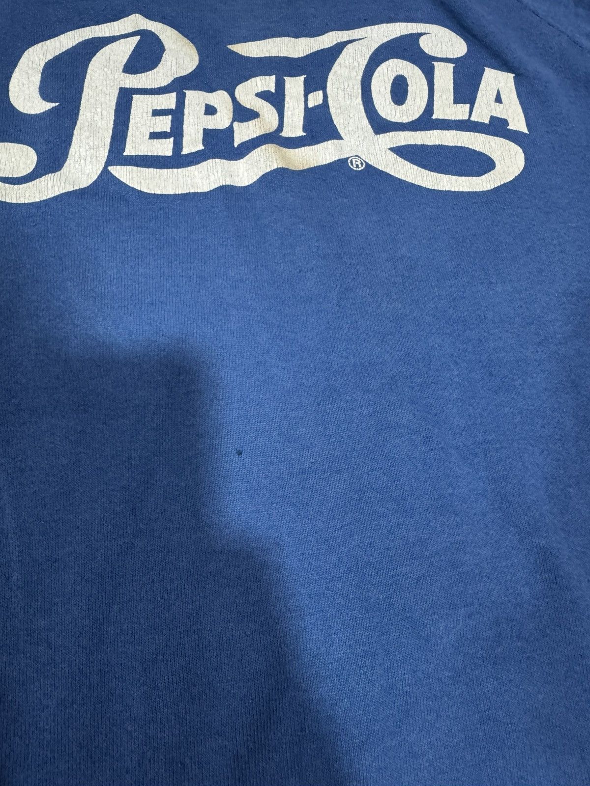 Vintage Vintage Pepsi-Cola Blue Sweatshirt Size US L / EU 52-54 / 3 - 4 Thumbnail