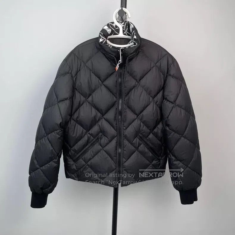 Hermes Hermes Rope Printed Diamond Quilted Two-Sided Wearable Dow Size XS / US 0-2 / IT 36-38 - 1 Thumbnail