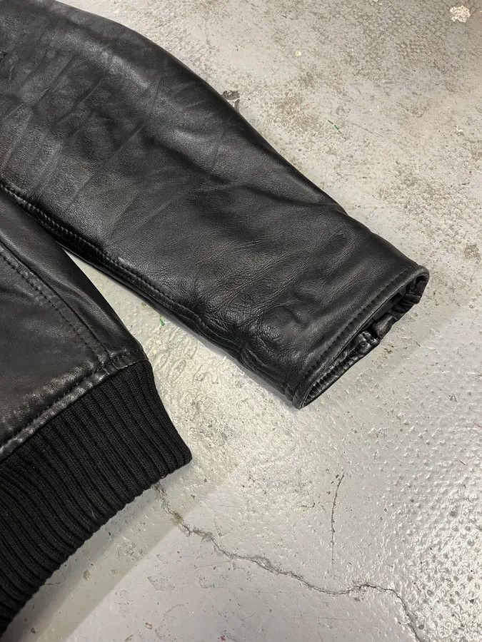 Diesel FW2017 Diesel Multi Zip Shearling Collar Black Leather Jacket Size US L / EU 52-54 / 3 - 6 Thumbnail