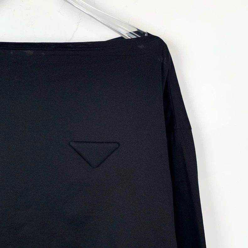 Prada Prada 21 styles of triangle strap design black cotton long- Size US XS / EU 42 / 0 - 3 Thumbnail