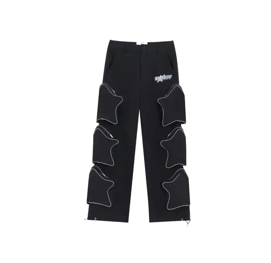 Japanese Brand × Vintage Reflective pants with stars and pockets hip-hop Harajuku Size US 32 / EU 48 - 3 Thumbnail