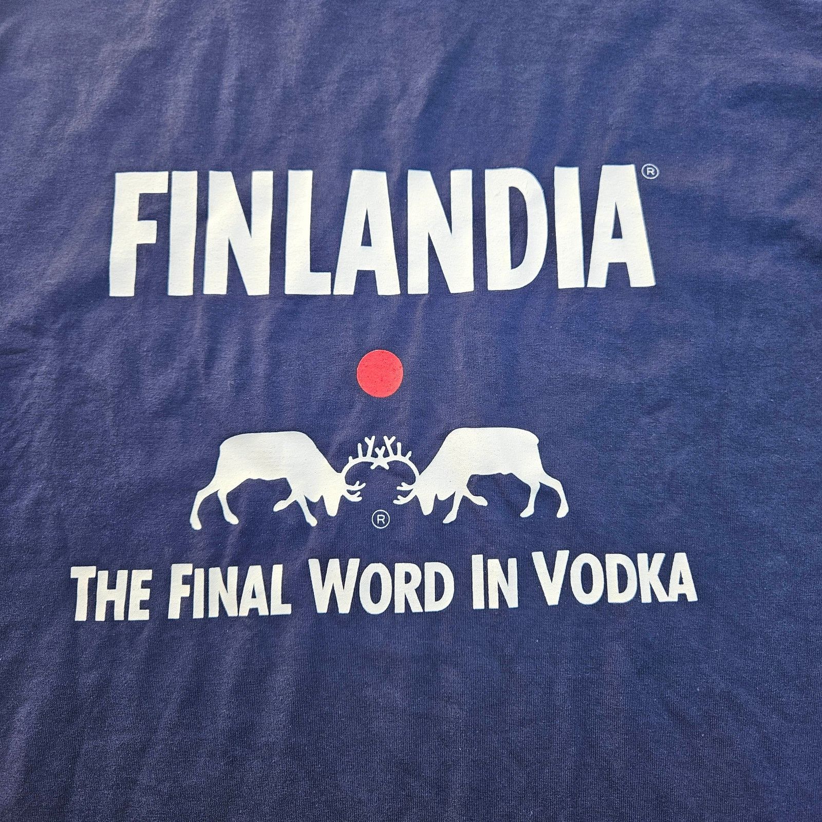 Other Vintage Finlandia Vodka Shirt 1990's Size XL Blue Size US XL / EU 56 / 4 - 2 Thumbnail