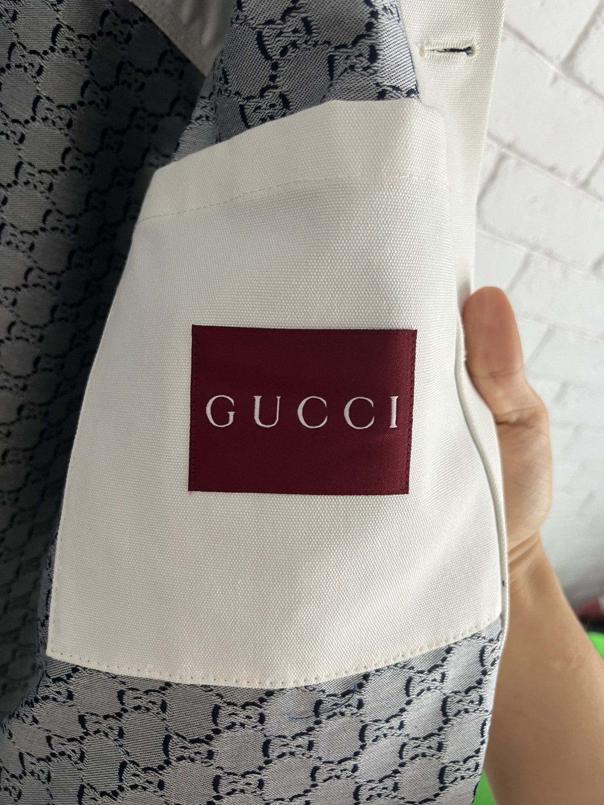 Gucci Gucci GG shadow-jacquard cotton jacket Size US M / EU 48-50 / 2 - 5 Thumbnail