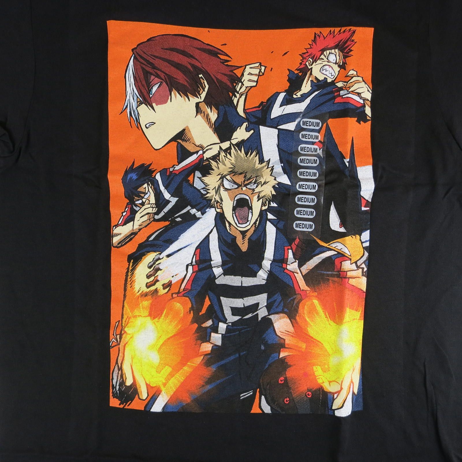 Other My Hero Academia Black Graphic T-Shirt Medium NWT Size US M / EU 48-50 / 2 - 3 Thumbnail