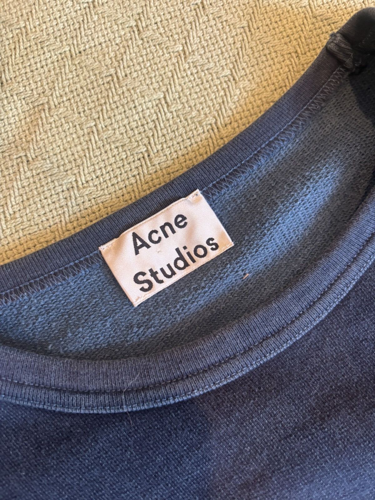 Acne Studios Acne Studios Campus Concrete SS15 Paint Splattered Sweatshe Size US M / EU 48-50 / 2 - 2 Thumbnail