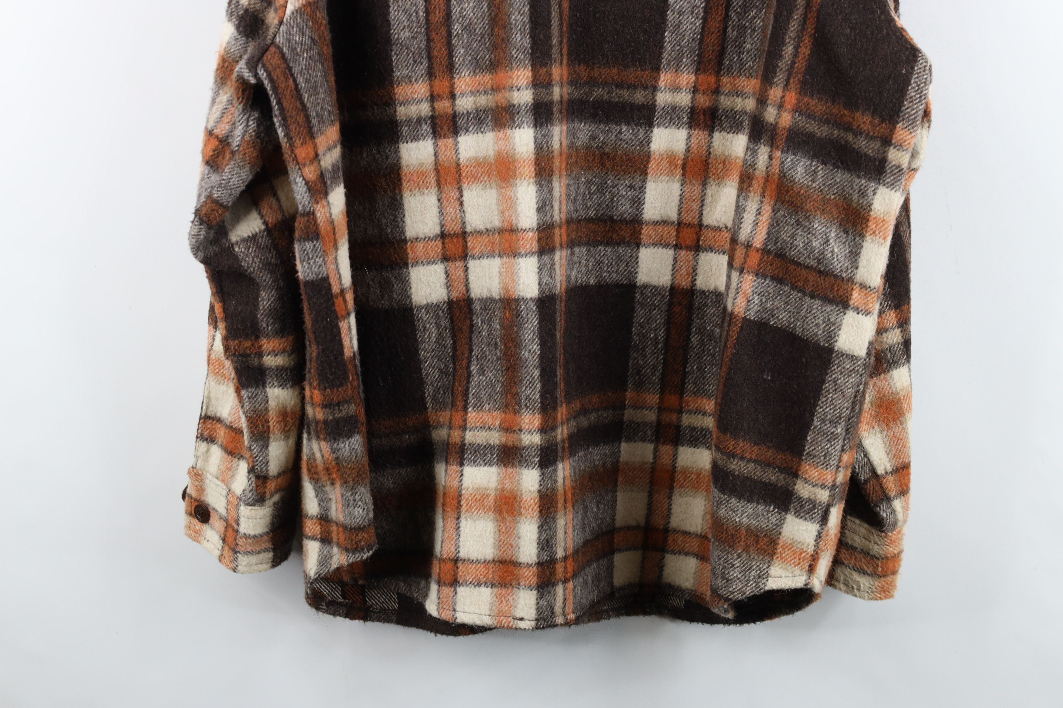 Vintage Vintage 70s Blend CPO Collared Button Shirt Jacket Jac Shirt Size US XL / EU 56 / 4 - 15 Thumbnail
