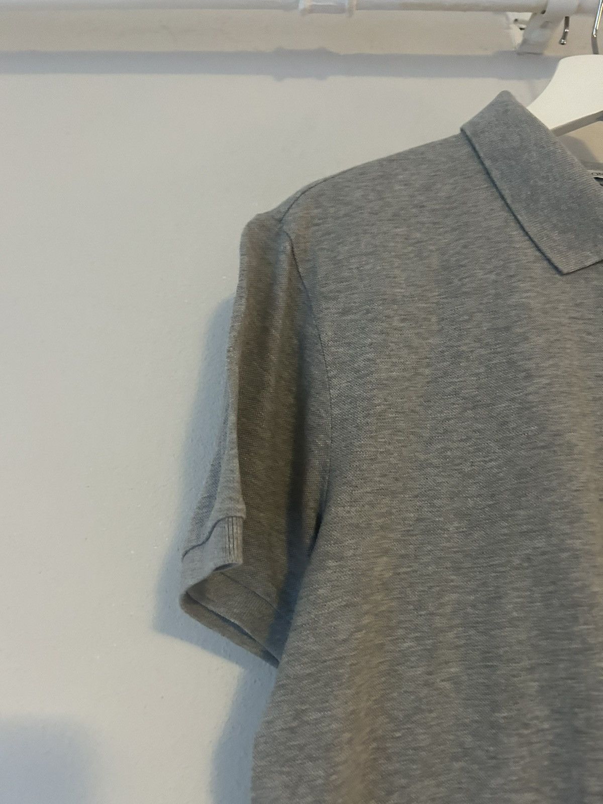 Moncler Grey Logo Polo Size US L / EU 52-54 / 3 - 6 Thumbnail