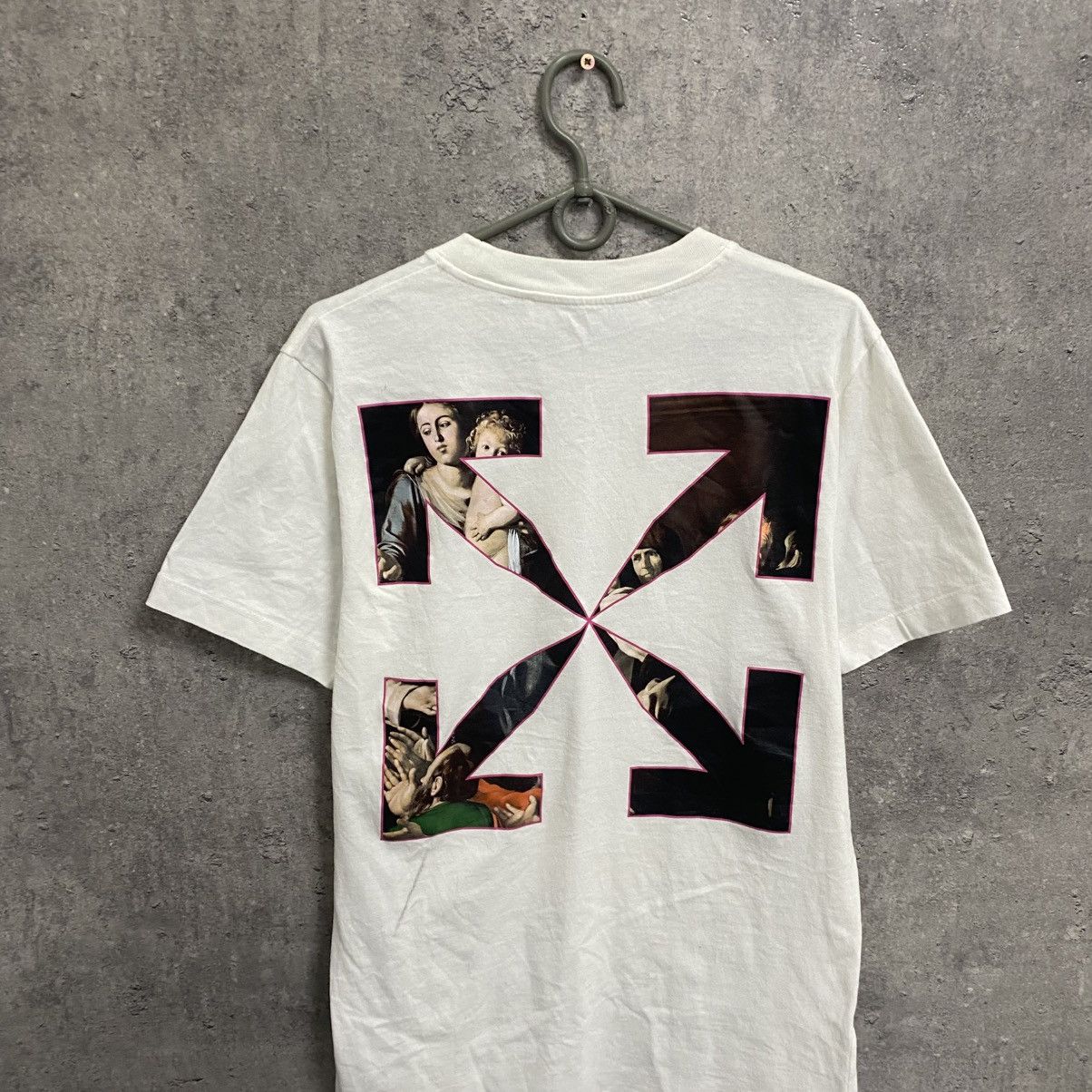 Off-White Off-White Caravaggio T-Shirt Big Logo Size US S / EU 44-46 / 1 - 7 Thumbnail