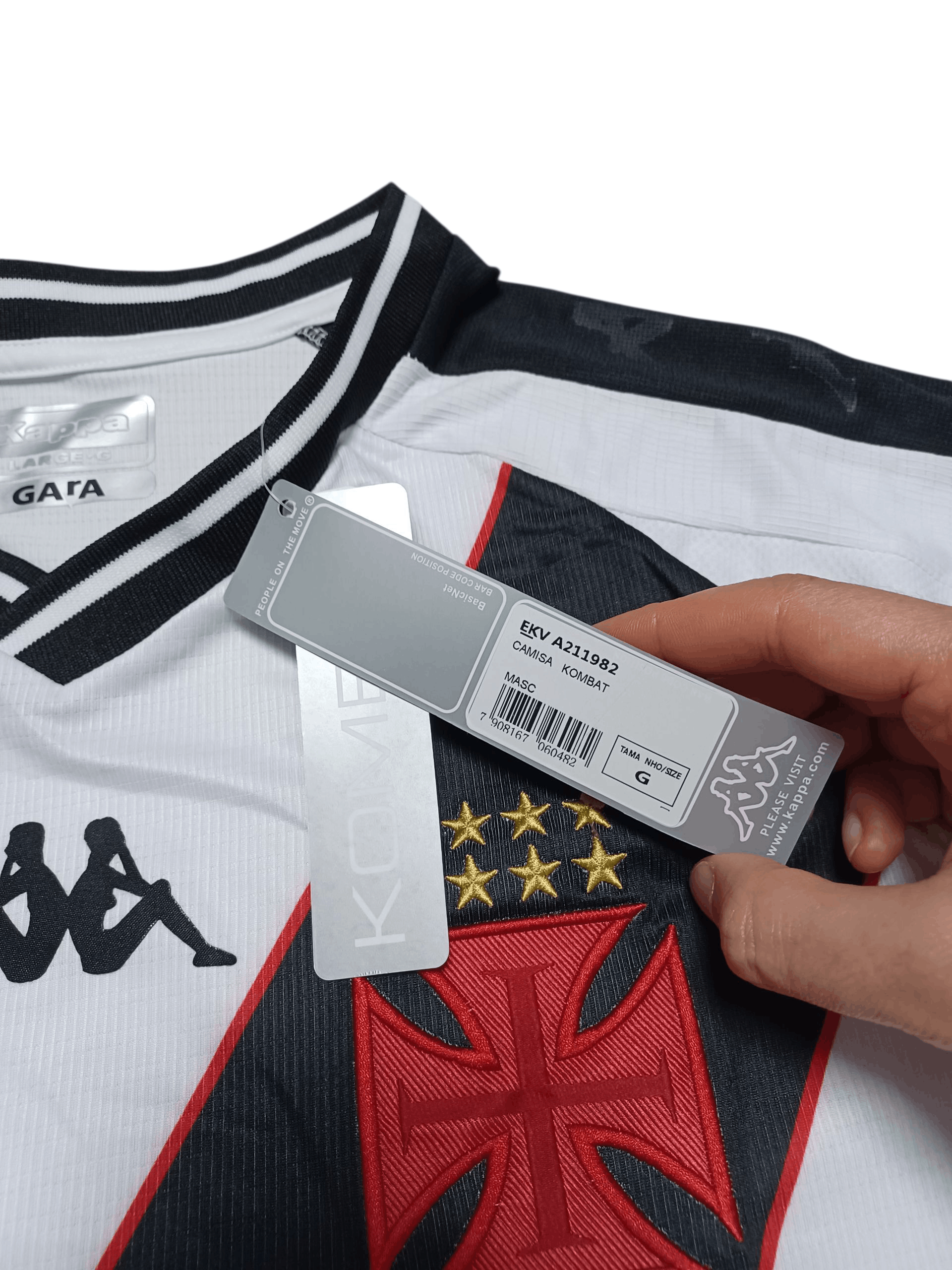 Kappa VASCO DA GAMA BRASIL KAPPA NEW SOCCER JERSEY Size US L / EU 52-54 / 3 - 3 Thumbnail