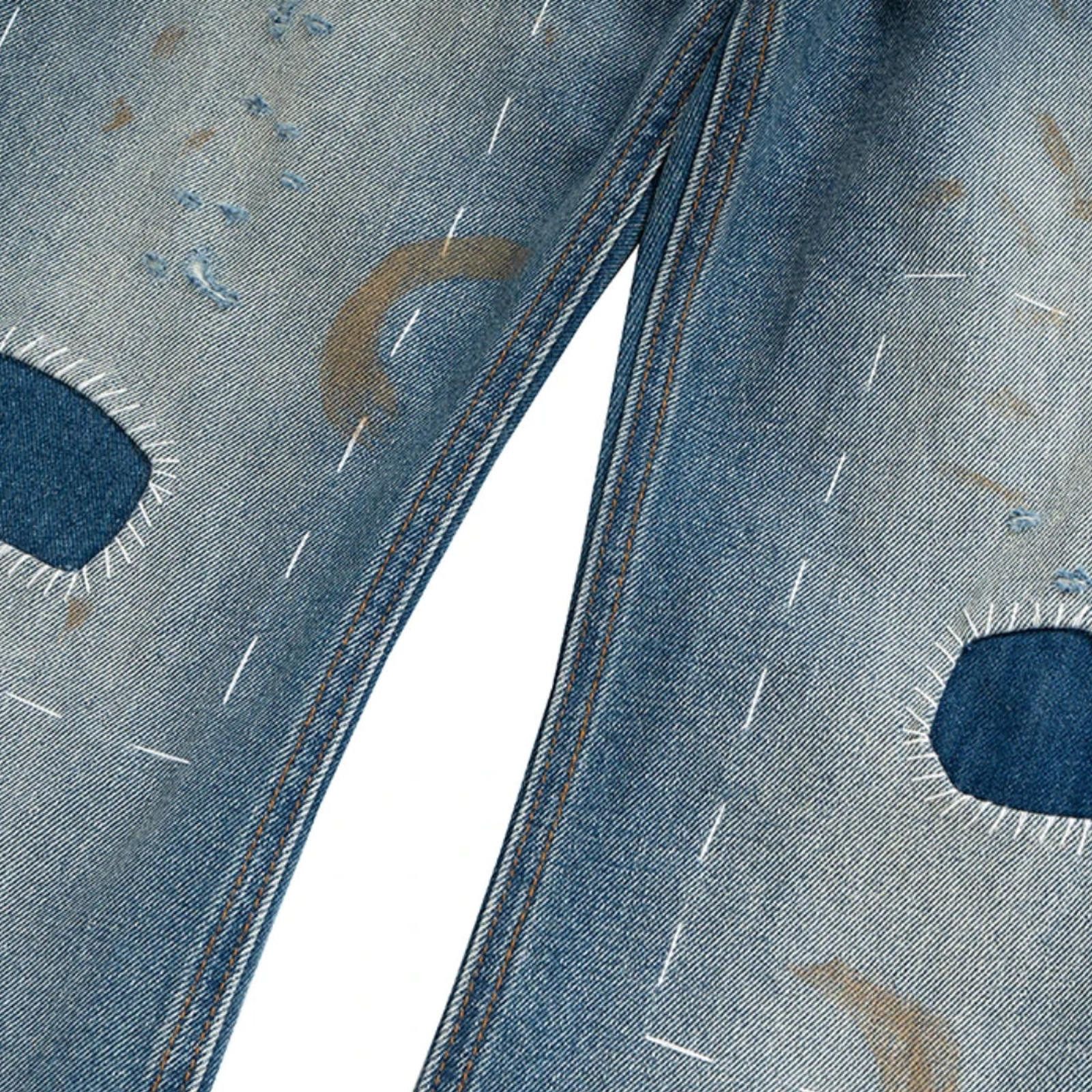 Vintage Distressed Flare Leg Jeans Size US 30 / EU 46 - 11 Thumbnail
