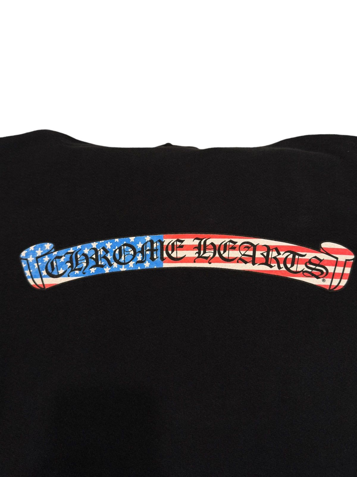 Chrome Hearts Chrome Hearts American Flag Scroll Logo Hoodie Size US M / EU 48-50 / 2 - 6 Thumbnail