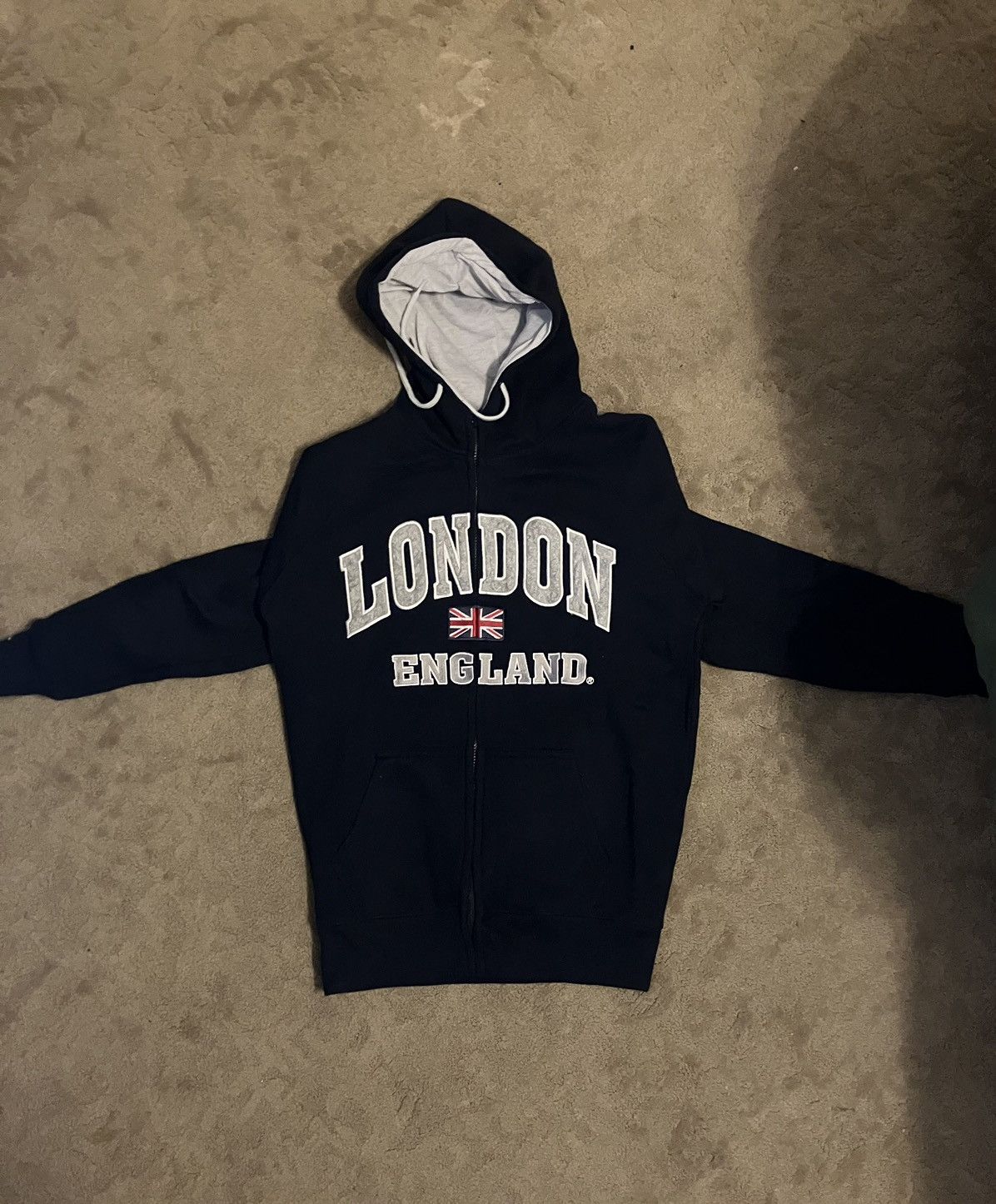 Vintage London England Zip Up Hoodie Size US L / EU 52-54 / 3 - 1 Thumbnail