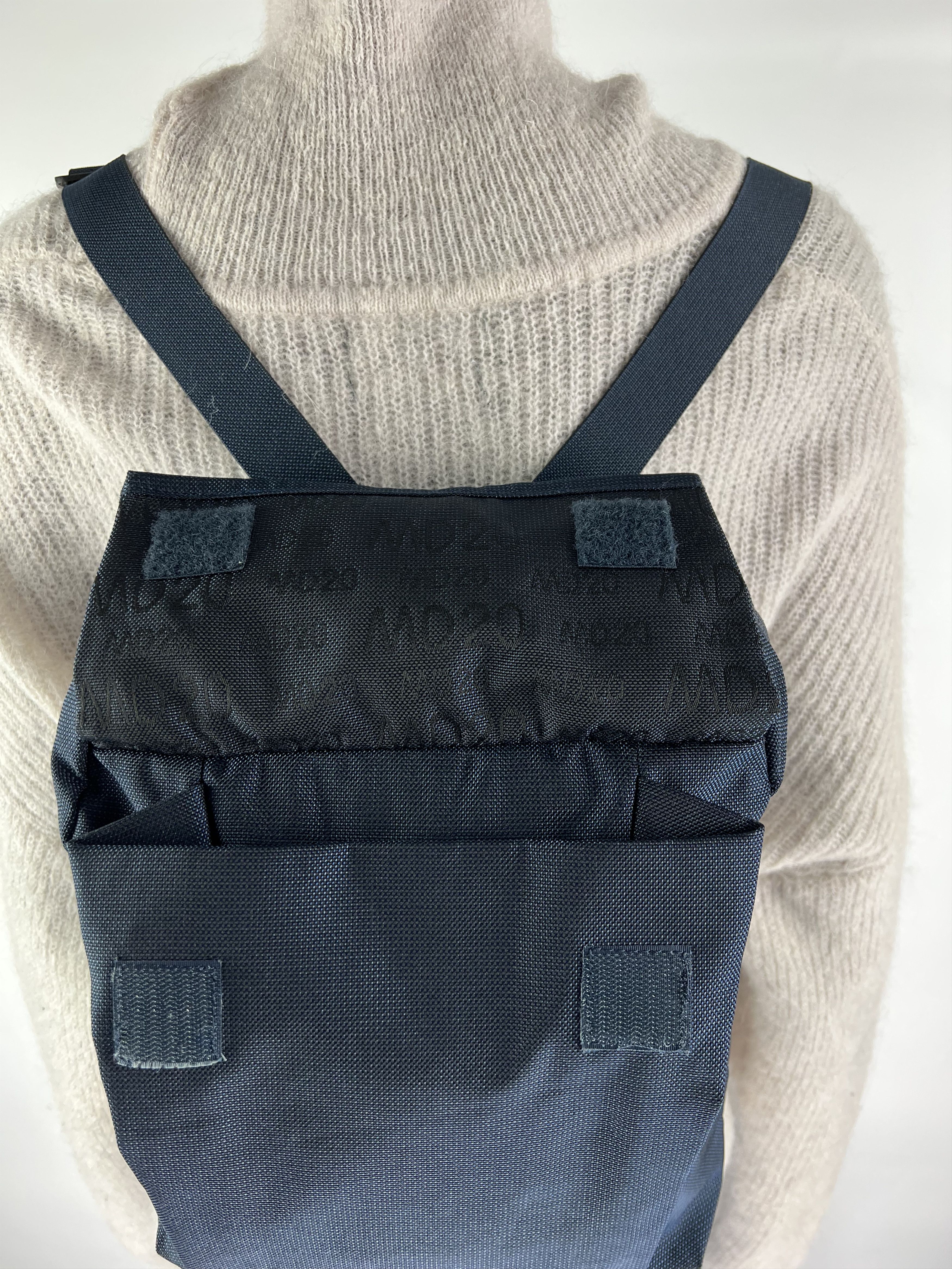 Mandarina Duck Mandarina Duck MD20 Navy Blue Nylon Backpack Size ONE SIZE - 4 Thumbnail