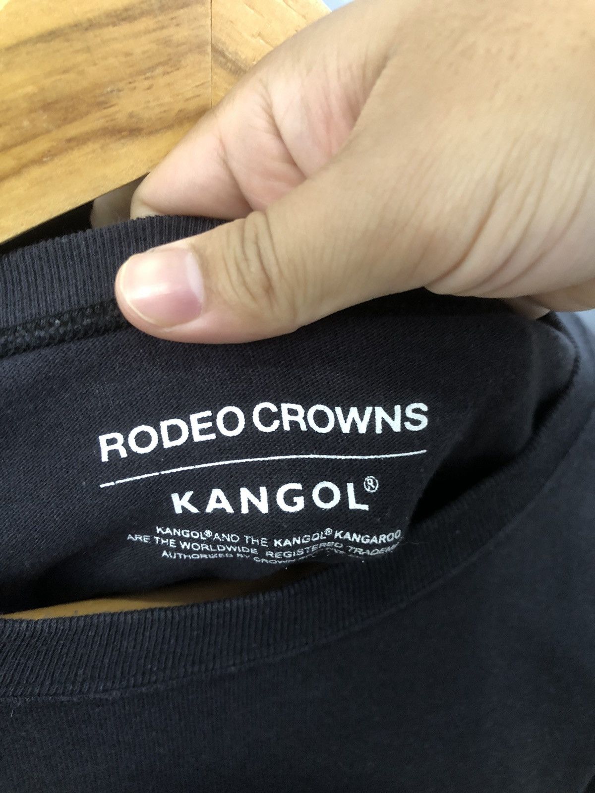 Kangol Rodeo Crowns × Kangol Oversized Black Logo Tee Size US M / EU 48-50 / 2 - 6 Thumbnail