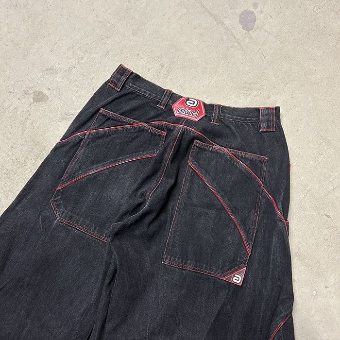 Archival Clothing Altered minds jnco style wide leg baggy goth pants ...