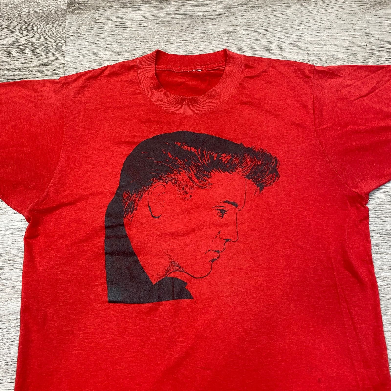 Vintage Rare VTG 70s 80s Elvis Presley Profile Single Stitch Shirt M Size US M / EU 48-50 / 2 - 2 Thumbnail