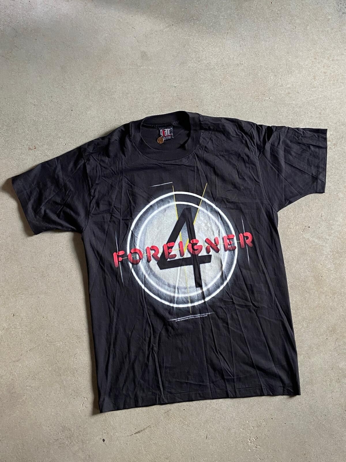 Giant VTG Foreigner Four Ever Tee Sz L Size US L / EU 52-54 / 3 - 4 Thumbnail