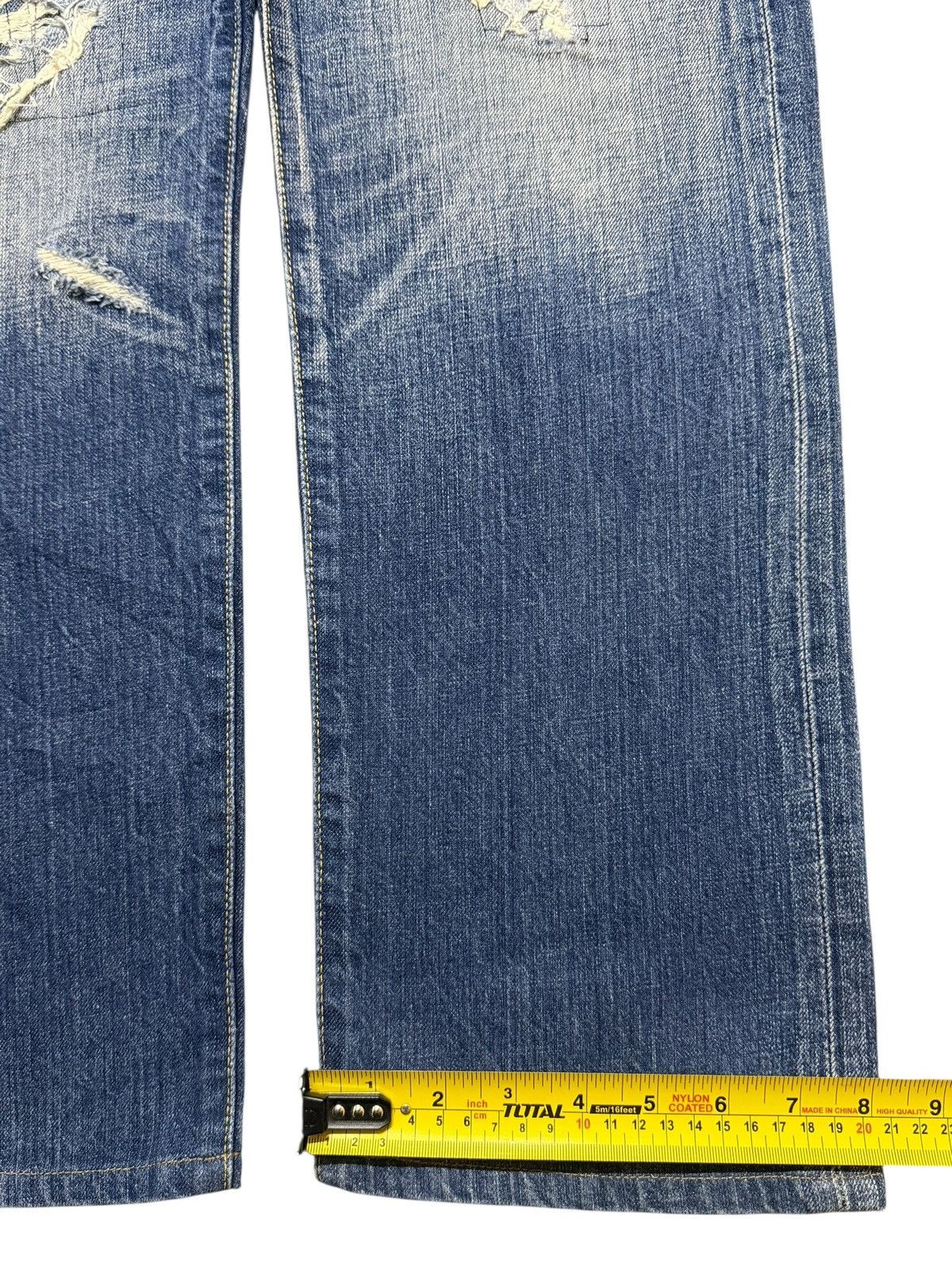 Levi's Vintage 90s Levis 501 Faded Wash Distressed Straight Loose Size US 29 - 14 Thumbnail