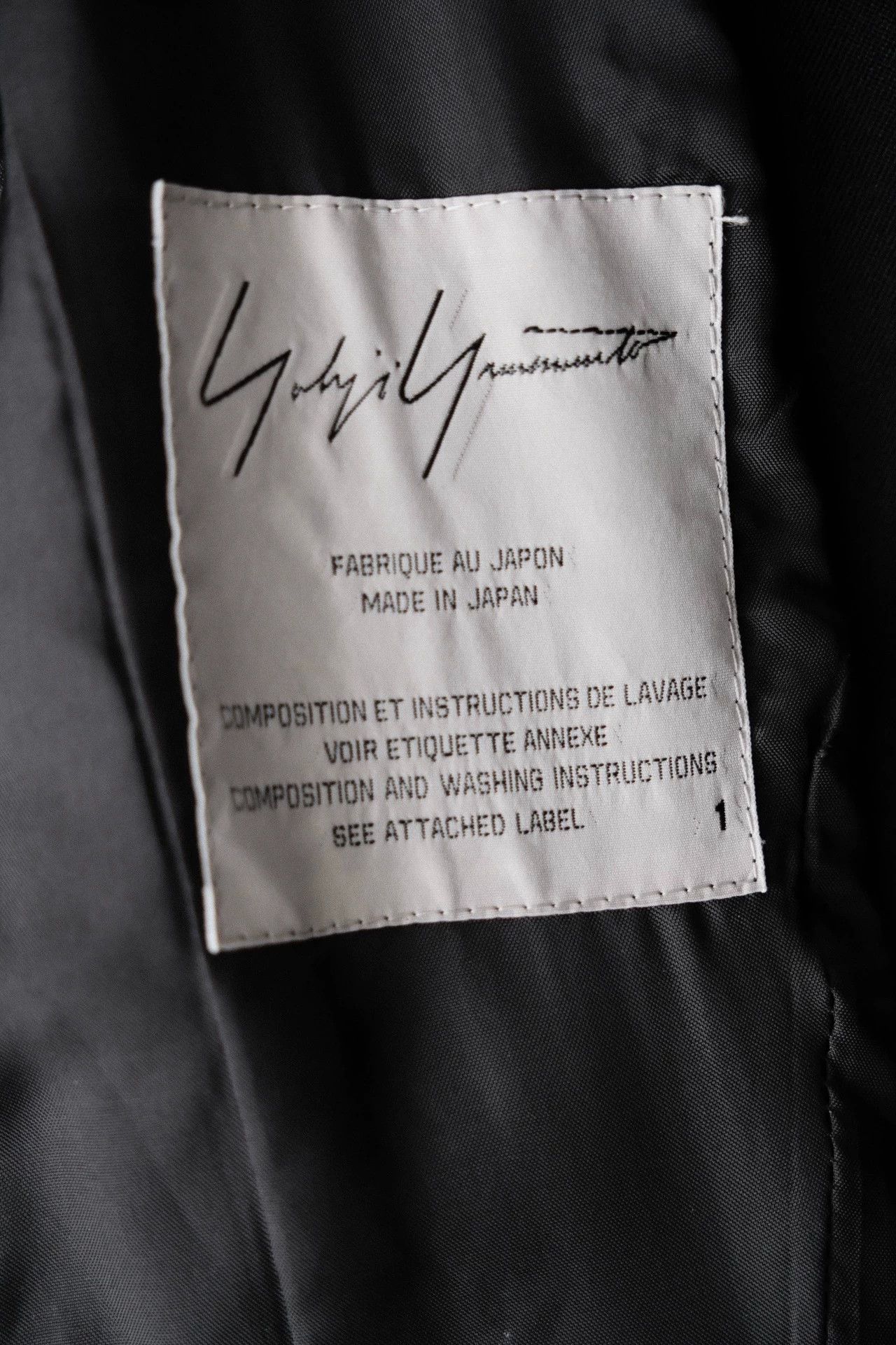 Yohji Yamamoto Yohji Yamamoto 18AW Vintage Decon Black Rock Chain Blazer Size US S / EU 44-46 / 1 - 9 Thumbnail