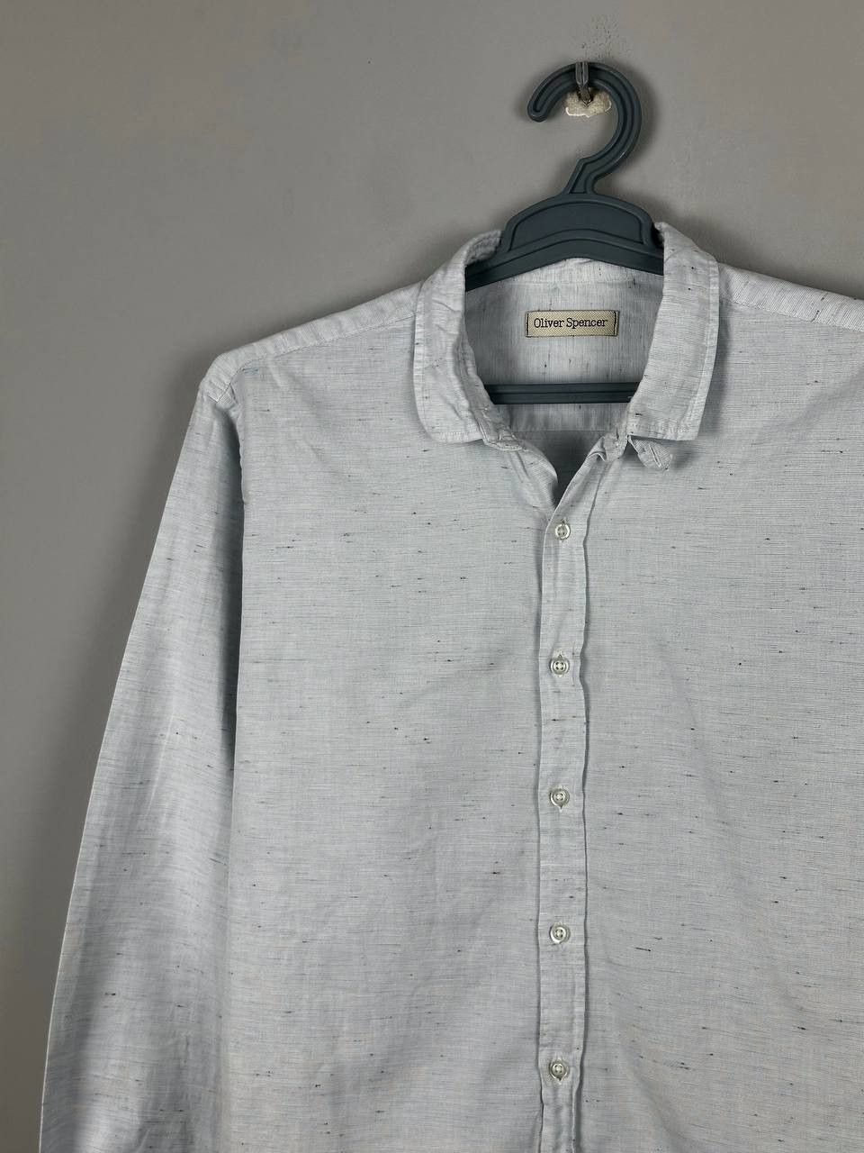 Oliver Spencer Oliver Spencer Luxury Cotton Casual Long Sleeve Shirt Size US L / EU 52-54 / 3 - 3 Thumbnail