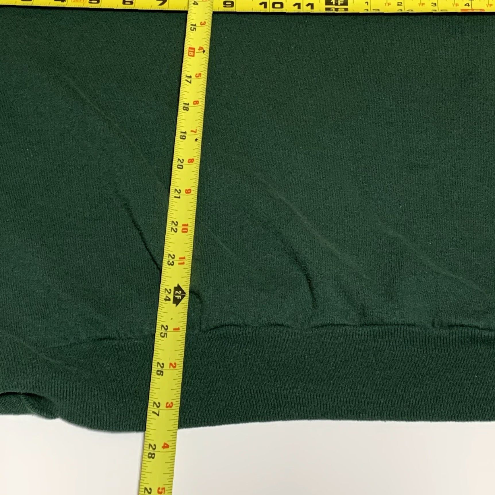 Jerzees VINTAGE Jerzees Sweatshirt Green 50/50 2XL Crew Neck Long Sleeve Men Plain 90s Shirt Size US XXL / EU 58 / 5 - 4 Thumbnail
