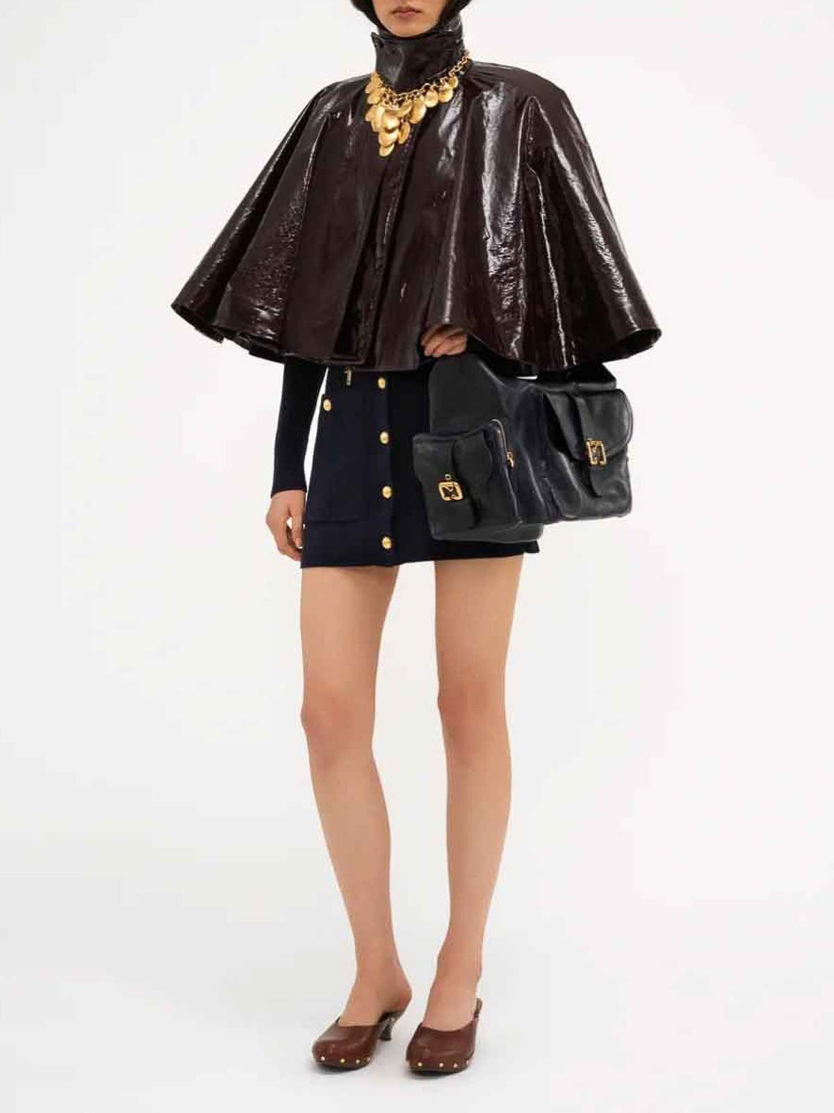 Chloe o1loc1c10226 Coat in Brown Size L / US 10 / IT 46 - 4 Thumbnail
