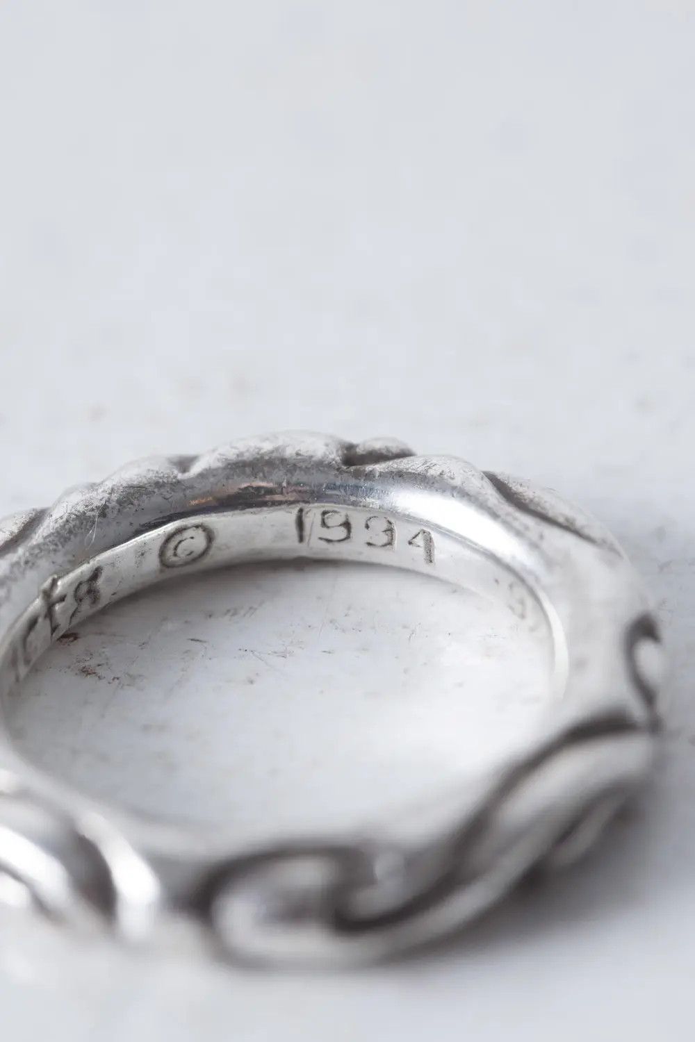 Chrome Hearts Chrome Hearts scroll band ring US 8.5 Size ONE SIZE - 8 Thumbnail